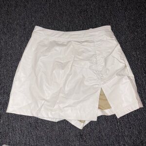 American Threads White Mini Skirt
